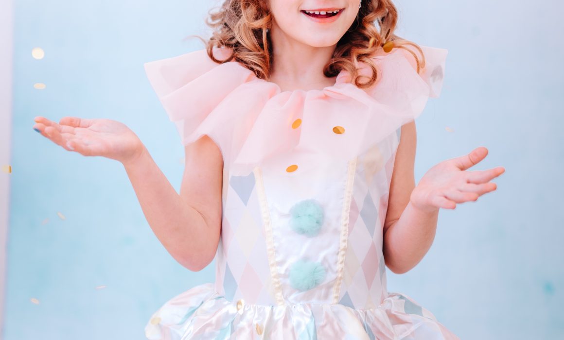 Clown Mädchen Faschings-Minis